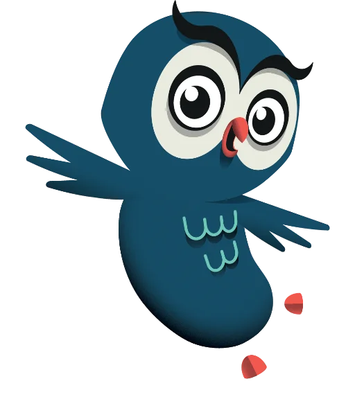 Hibou Niboo, mascotte de Niboo partenaire Odoo